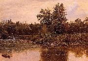 Albert Bierstadt Landscape, New Hampshire oil painting on canvas